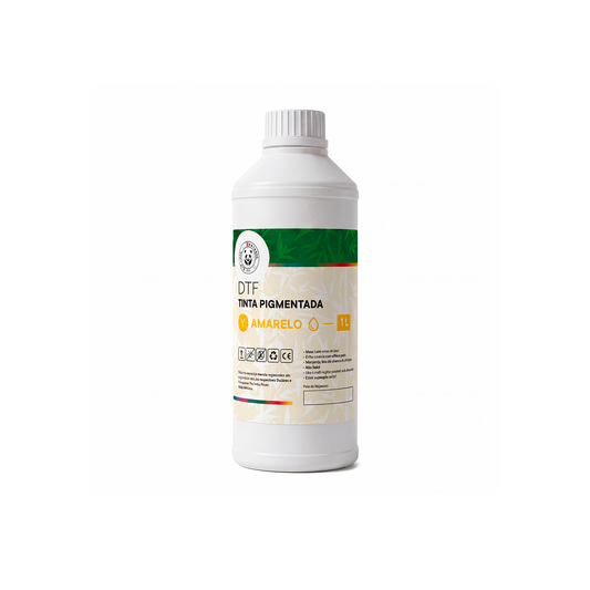 Tinta DTF Pigmentada 1 L – Amarelo