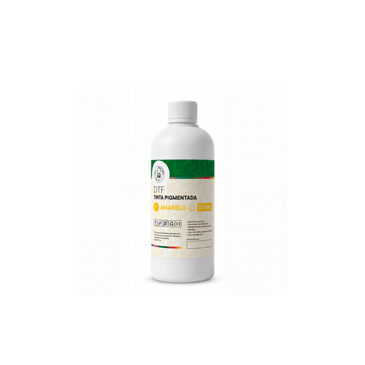 Tinta DTF Pigmentada 500 ml – Amarelo