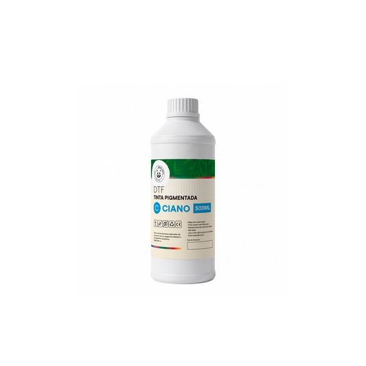 Tinta DTF Pigmentada 500 ml – Ciano