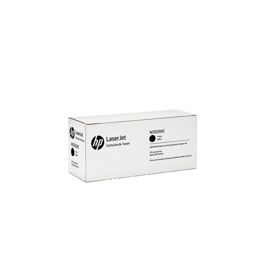 Cartucho de toner original HP W2020XC preto