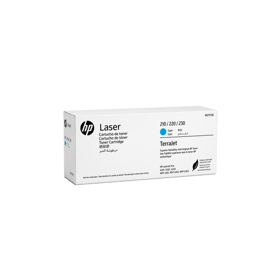 Cartucho de toner original HP W2151XC ciano